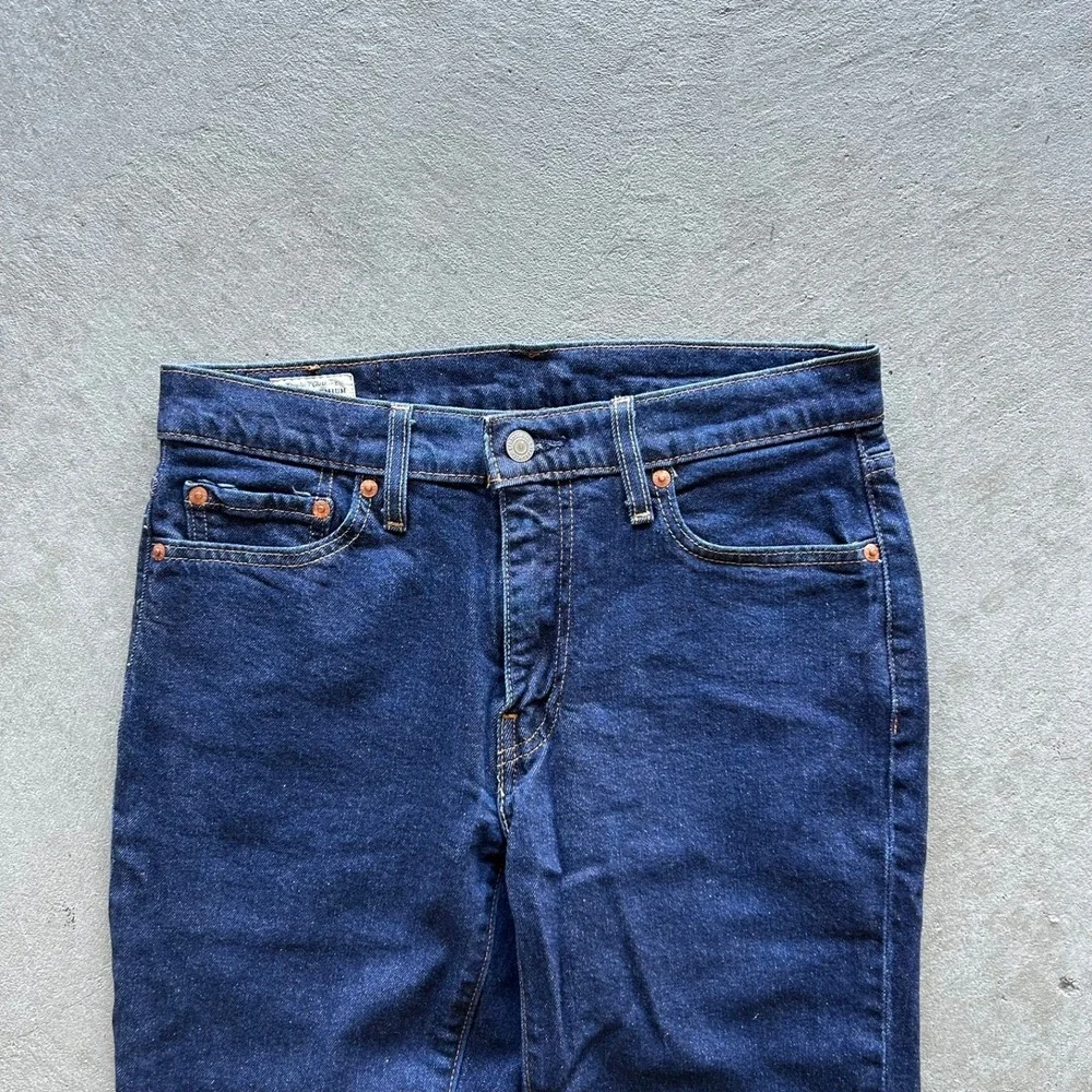 Levis Premium 511 Jeans Mens 30x34 Dark‎ Wash Denim Big E Slim Fit Pants